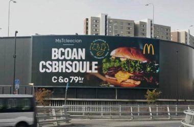 McDonald’s da Suécia cria Outdoor para chamar Atenção para Dislexia